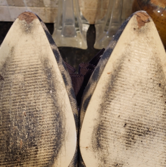 Woman's Nine West Cheetah Print Pointed Sling Back Flats Size 6.5M - Picture 10 of 10